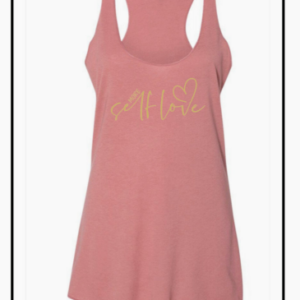 Racerback Tank Top (Mauve)